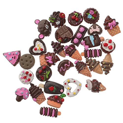 30 Stück Dessert Modelle Realistische Dekorationen für Fotografie DIY und Heimdekoration für Bäckerei und Feierlichkeiten von Toyvian