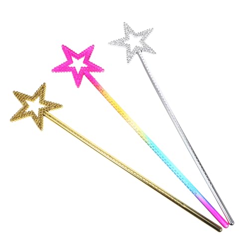 3Stücke Teiliges Feenstäbe für Magische Sternenstäbe für Kostümparty Glitzernde Accessoires für Feengeburtstagsfeiern Kreatives für Prinzessinnen und Engel 3Stücke Teiliges Feenstäbe für Magische Sternenstäbe für Kostümparty Glitzernde Accessoires für Feengeburtstagsfeiern Kreatives für Prinzessinnen und Engel von Toyvian