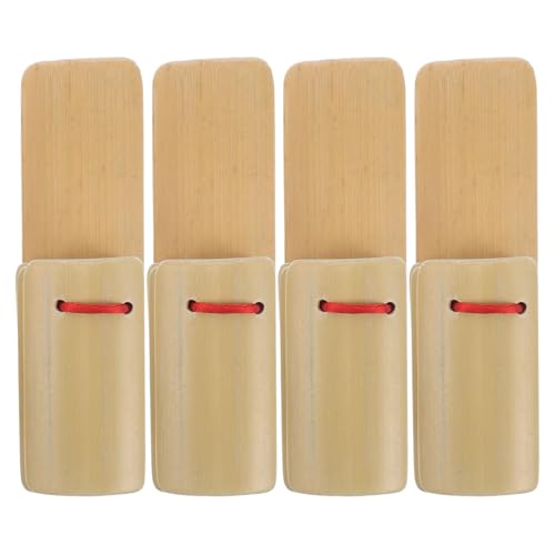 4 Stück Für Anfänger Kastagnetten Percussion Klatschen Kuaiban Chinesisches Traditionelles Instrument Chinesische Kastagnetten Fingerkastagnetten Handklöppel Beige Bambus Toyvian 4 Stück Für Anfänger Kastagnetten Percussion Klatschen Kuaiban Chinesisches Traditionelles Instrument Chinesische Kastagnetten Fingerkastagnetten Handklöppel Beige Bambus Toyvian von Toyvian