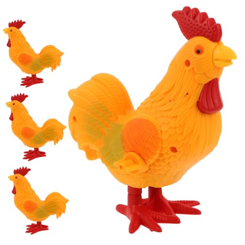 4Stücke Teiliges Aufziehspielzeug Küken für Kleinkinder Lustige Hühnerfiguren mit Interaktiver Sprungfunktion für Partys Vorschule und Pädagogisches von Toyvian