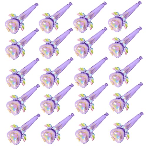 50 Stück Luftballons Feenstab Form Kreative Folienballons für Geburtstagsfeiern Hochzeiten und Events Hübsche Deko für Unvergessliche Anlässe Einfach zu Befestigen Luft Hängen von Toyvian