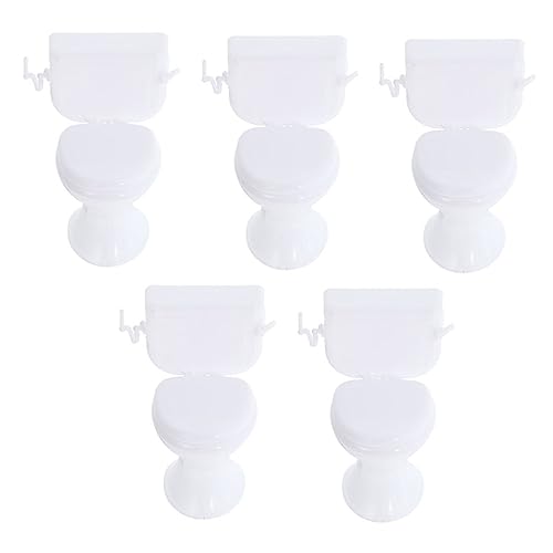 5St Puppentoilette Babytopf Toiletten-Training Miniaturszene hühner gieskanne kinderspielzeug spielzeuge Dekoration kinderhaus Mini-Töpfchen Plastik Weiß Toyvian 5St Puppentoilette Babytopf Toiletten-Training Miniaturszene hühner gieskanne kinderspielzeug spielzeuge Dekoration kinderhaus Mini-Töpfchen Plastik Weiß Toyvian von Toyvian