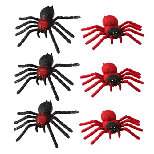 6Stücke Teiliges Halloween Simulationsspinnen aus Gruselige Prank für Halloween Dekoration für Partys und Streiche Zufällige Farben 6Stücke Teiliges Halloween Simulationsspinnen aus Gruselige Prank für Halloween Dekoration für Partys und Streiche Zufällige Farben von Toyvian