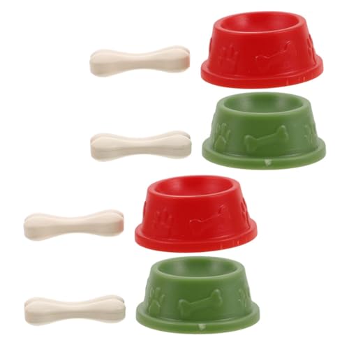 8St Modell eines Hundebeckens für Puppenhauszubehör Mini-Perlen Katzennäpfe für hundespielzeug Set Futter- und Wassernäpfe für Hunde rosa hundenäpfe Plastik Toyvian 8St Modell eines Hundebeckens für Puppenhauszubehör Mini-Perlen Katzennäpfe für hundespielzeug Set Futter- und Wassernäpfe für Hunde rosa hundenäpfe Plastik Toyvian von Toyvian