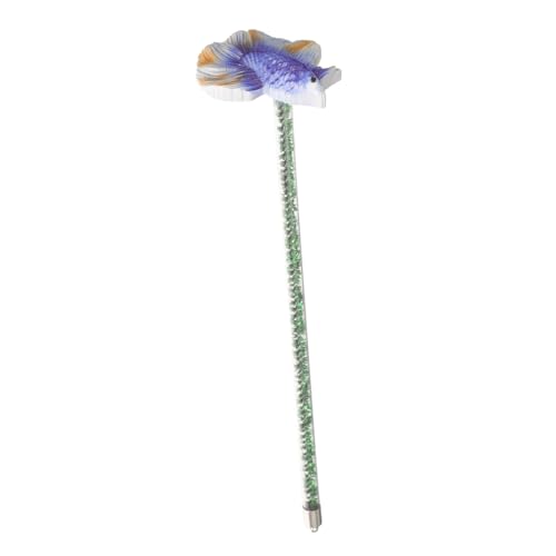 Betta Fisch Training Stick aus Sicherem Resin Interaktives für Betta Fische Unterstützt Fischgesundheit und Wasserqualität für Aquarien und Fischliebhaber von Toyvian