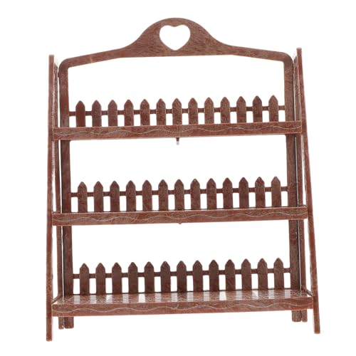 Blumenständer-Regalmodell Möbel Schrank Puppenhaus altes Puppenhaus Puppenhaus Regal Puppenhaus Zubehör unfertige Puppenhausmöbel Miniatur-Bücherregal Plastik Brown Toyvian Blumenständer-Regalmodell Möbel Schrank Puppenhaus altes Puppenhaus Puppenhaus Regal Puppenhaus Zubehör unfertige Puppenhausmöbel Miniatur-Bücherregal Plastik Brown Toyvian von Toyvian