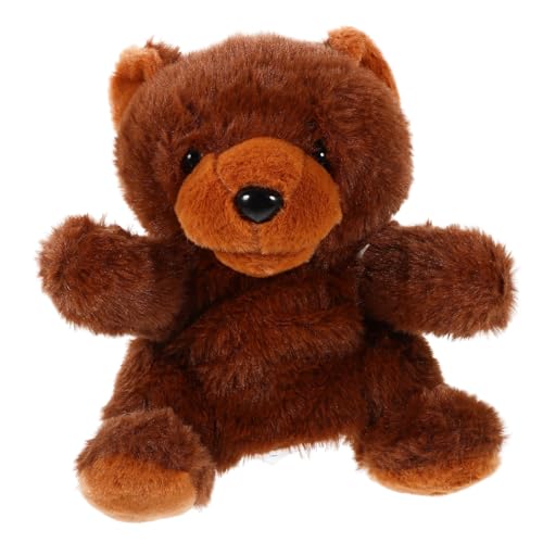 Handpuppe Bär für Interaktive Geschichtenerzählung und Rollenspiel Weiches und Sicheres Material Fördert die Bindung zwischen Eltern und Kindern Leicht und Tragbar für Handpuppe Bär für Interaktive Geschichtenerzählung und Rollenspiel Weiches und Sicheres Material Fördert die Bindung zwischen Eltern und Kindern Leicht und Tragbar für von Toyvian
