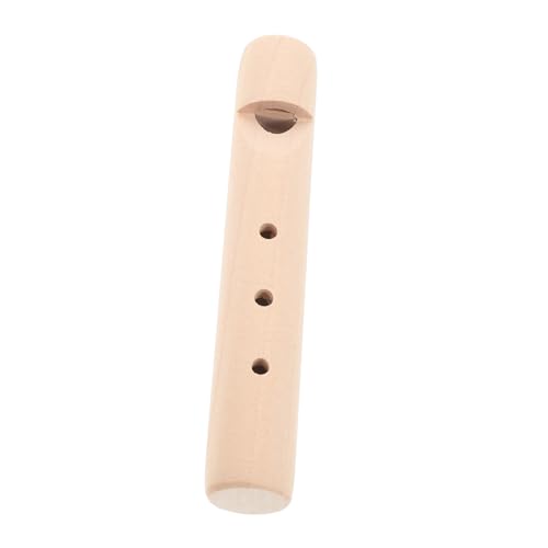 Holzpfeife für DIY Bemalbare Dreilochflöte Orff Instrument Kreativität und Feinmotorik Perfektes Musikspielzeug für Kleine Musiker Holzpfeife für DIY Bemalbare Dreilochflöte Orff Instrument Kreativität und Feinmotorik Perfektes Musikspielzeug für Kleine Musiker von Toyvian