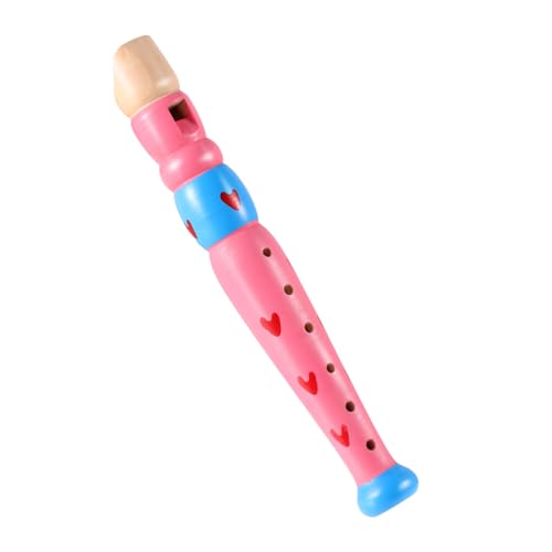 Kleine Holz-Blockflöte für Kleinkinder, bunte Piccolo-Flöte für Kinder, Rhythmus, Sealive Baby Early Education, Musik & Sound Spielzeug für Autismus oder Vorschulkinder (zufällige Farbe) von Toyvian