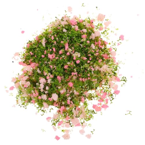 Miniaturblumen Zum Basteln, Baum, Kunstgras, Basteln, Miniaturpflanzen, Modell, Puppenhaus, Blumengras, Mini-Pflanzen-Requisite, Mini-Eisenbahn, Grascluster-Modell von Toyvian