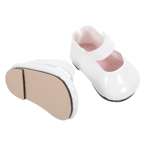 Toyvian 18-Zoll-Puppenschuhe für kinderspielzeug Puppenoutfit Puppen-Schuhgröße Mini-Schuhverzierungen Miniatur-Schuhmodelle Stoffschuhe Weiß Toyvian 18-Zoll-Puppenschuhe für kinderspielzeug Puppenoutfit Puppen-Schuhgröße Mini-Schuhverzierungen Miniatur-Schuhmodelle Stoffschuhe Weiß von Toyvian