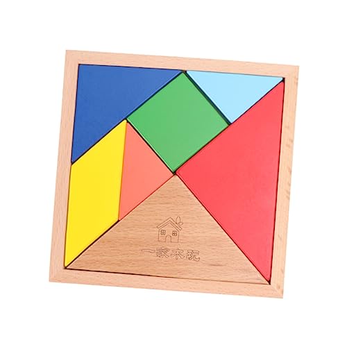 Toyvian 1 Box Frühen Lernen Tangram Puzzle Holz Tangram Bambus Toyvian 1 Box Frühen Lernen Tangram Puzzle Holz Tangram Bambus von Toyvian