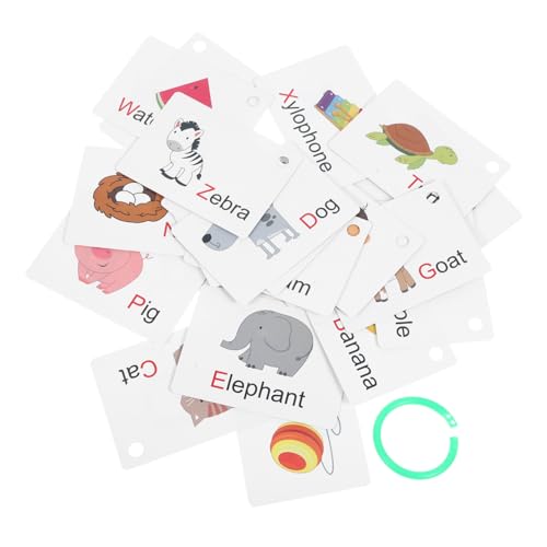 Toyvian 1 Englischkarten Für Die Früherziehung Lernspielzeug Englisch Lernkarten Tragbares Kinderspielzeug Lernkarten Für Kleinkinder Englisch Lernkarten Lustiges Toyvian 1 Englischkarten Für Die Früherziehung Lernspielzeug Englisch Lernkarten Tragbares Kinderspielzeug Lernkarten Für Kleinkinder Englisch Lernkarten Lustiges von Toyvian
