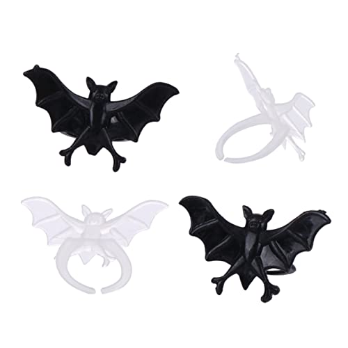 Toyvian 1 Halloween-Fledermausring Fledermäuse Die Schläger zappeln Spiel plastikring Halloween Party Decoration Halloween Bat Leuchtringe für Halloween leuchtende Ringe Black Toyvian 1 Halloween-Fledermausring Fledermäuse Die Schläger zappeln Spiel plastikring Halloween Party Decoration Halloween Bat Leuchtringe für Halloween leuchtende Ringe Black von Toyvian