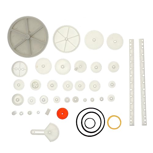 Toyvian 1 Modell Ausrüstungspaket Gürtel Rad Wunder Jungs Puzzle Bausätze Matschig Tablett Hobby Bausatz Basteln Motor Animatronik Mini Roboter DIY Teile DIY-zahnräder Weiß Plastik Toyvian 1 Modell Ausrüstungspaket Gürtel Rad Wunder Jungs Puzzle Bausätze Matschig Tablett Hobby Bausatz Basteln Motor Animatronik Mini Roboter DIY Teile DIY-zahnräder Weiß Plastik von Toyvian