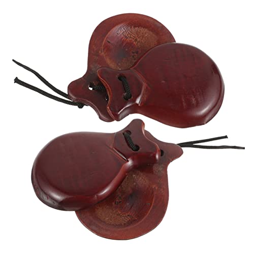 Toyvian 1 Paar Fingerkastagnetten für Musikinstrument zur Rhythmusförderung Buntes aus Hochwertigem Holz für Musikstunden Partys und Familienfeiern Toyvian 1 Paar Fingerkastagnetten für Musikinstrument zur Rhythmusförderung Buntes aus Hochwertigem Holz für Musikstunden Partys und Familienfeiern von Toyvian