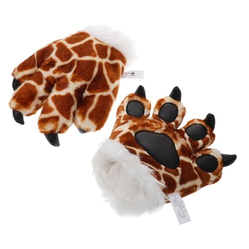 Toyvian 1 Paar Kinder-/Jungen-Handschuhe Cosplay-Handschuhe Mit Giraffenpfoten Plüsch-stofftier-Handschuhe Spielzeug Warm Für Kleinkinder Toyvian 1 Paar Kinder-/Jungen-Handschuhe Cosplay-Handschuhe Mit Giraffenpfoten Plüsch-stofftier-Handschuhe Spielzeug Warm Für Kleinkinder von Toyvian