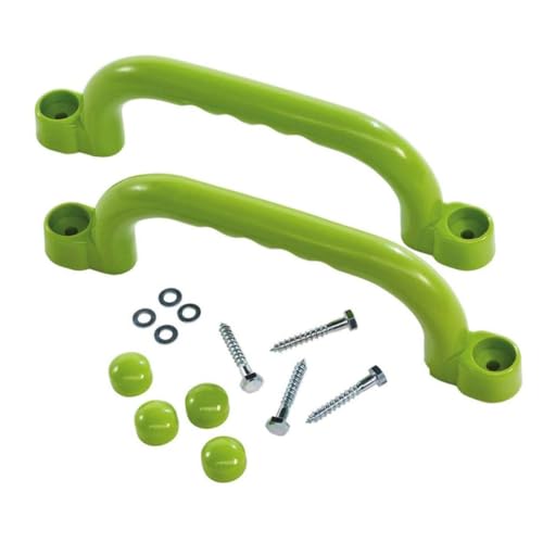 Toyvian 1 Paar Griff Spielzeugzubehör Seilschaukel Kinderklettern Kleinkind Klettergerüst Klettergerüst Spielhaus Mit Rutsche Spielplatzhalterungen Baumschaukel Nestschaukel Klettergerüst von Toyvian