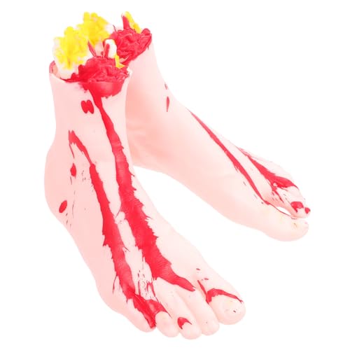 Toyvian 1 Paar Halloween Schießdeko Requisiten Abgetrennte Füße Halloween Dekoration Terror Requisiten Dekorationen Gefälschte Halloween Gruseldekorationen Halloween Toyvian 1 Paar Halloween Schießdeko Requisiten Abgetrennte Füße Halloween Dekoration Terror Requisiten Dekorationen Gefälschte Halloween Gruseldekorationen Halloween von Toyvian
