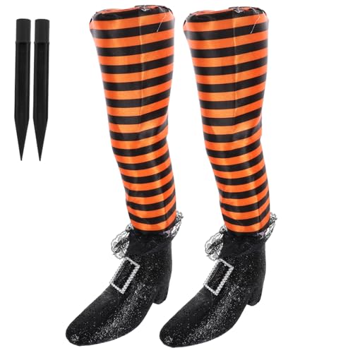Toyvian Hexenbeinpfähle Halloween-Dekoration Outdoor-Ornament für Hof Garten Halloween-Party Toyvian Hexenbeinpfähle Halloween-Dekoration Outdoor-Ornament für Hof Garten Halloween-Party von Toyvian