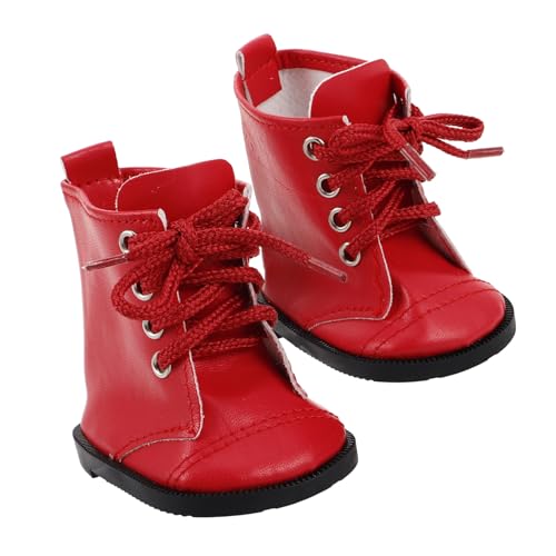Toyvian 1paar Puppenstiefel Aus Pu-Leder Modische Schnürstiefel Für Mädchen-Puppen Trendige Puppenschuhe Für Puppen Puppenzubehör Für Kreative Outfits Toyvian 1paar Puppenstiefel Aus Pu-Leder Modische Schnürstiefel Für Mädchen-Puppen Trendige Puppenschuhe Für Puppen Puppenzubehör Für Kreative Outfits von Toyvian