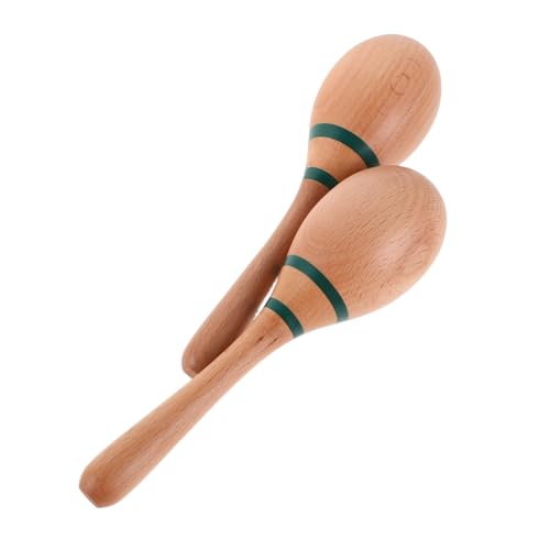 Toyvian 1 Paar Maracas-Hand-Percussion-rassel: Hölzerner Handshaker, Musik-requisit Für Kinder – Baby-musikinstrumente, Shaker, Hand-Maracas Toyvian 1 Paar Maracas-Hand-Percussion-rassel: Hölzerner Handshaker, Musik-requisit Für Kinder – Baby-musikinstrumente, Shaker, Hand-Maracas von Toyvian
