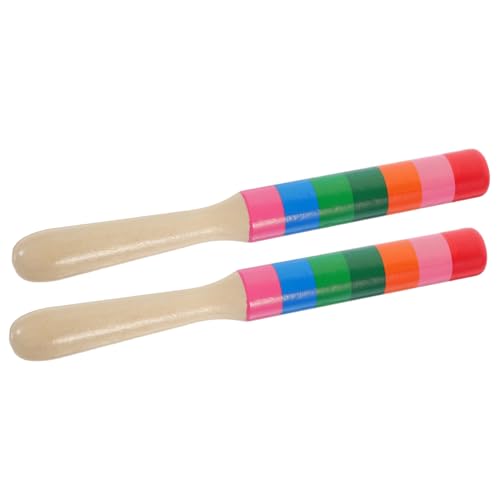 Toyvian 1 Paar Musikalische Rhythmus Sticks aus Holz Percussion Instrument für Lernspielzeug von Rhythmus und Kreativität der Musikpädagogik Toyvian 1 Paar Musikalische Rhythmus Sticks aus Holz Percussion Instrument für Lernspielzeug von Rhythmus und Kreativität der Musikpädagogik von Toyvian