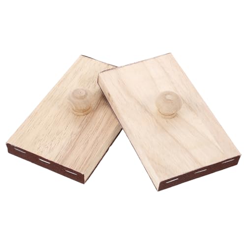 Toyvian Musikspielzeug Für Kinder – 1 Paar Kastagnetten Aus Holz Schlaginstrument Für Kinder Spielzeug Lernspielzeug Toyvian Musikspielzeug Für Kinder – 1 Paar Kastagnetten Aus Holz Schlaginstrument Für Kinder Spielzeug Lernspielzeug von Toyvian