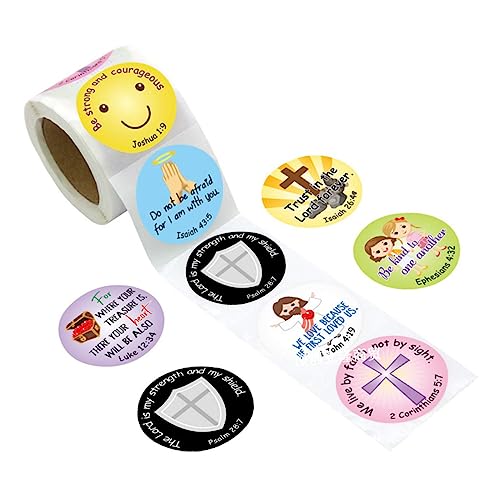 Toyvian 1 Rolle Dekorative Aufkleber Runde Aufkleber Kinderaufkleber Cartoon Aufkleber Handgemachte Etiketten Verpackungsaufkleber Tieraufkleber Runde Etiketten Tiere von Toyvian