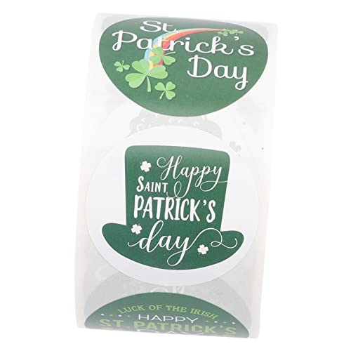 Toyvian 1rolle Patrick's Day Aufkleber Selbstklebende Deko-Sticker Mit Einzigartigem Design Für Festliche Dekoration Zum Versiegeln Von Geschenken Und Grußkarten Toyvian 1rolle Patrick's Day Aufkleber Selbstklebende Deko-Sticker Mit Einzigartigem Design Für Festliche Dekoration Zum Versiegeln Von Geschenken Und Grußkarten von Toyvian