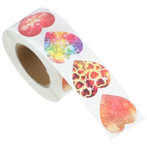 Toyvian 1 Rolle Valentinstag Aufkleber Geschenketikett Etikettenaufkleber Für Geschenktüten Dekorative Herzaufkleber Kleine Herzaufkleber Siegel Aufkleber Yellow Beschichtetes Papier Toyvian 1 Rolle Valentinstag Aufkleber Geschenketikett Etikettenaufkleber Für Geschenktüten Dekorative Herzaufkleber Kleine Herzaufkleber Siegel Aufkleber Yellow Beschichtetes Papier von Toyvian