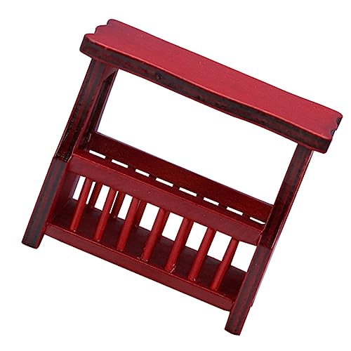 Toyvian 1 STK Mini-Couchtisch für kinderspielzeug puppenhauszubehör funnytoys Hausdekoration Miniaturmodell Mini-Möbel kleines Hauszubehör Puppenstubenmöbel hölzern rot Toyvian 1 STK Mini-Couchtisch für kinderspielzeug puppenhauszubehör funnytoys Hausdekoration Miniaturmodell Mini-Möbel kleines Hauszubehör Puppenstubenmöbel hölzern rot von Toyvian