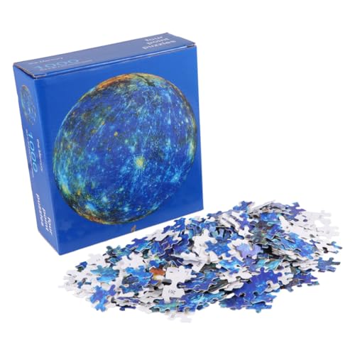 Toyvian 1 Satz 1000 Stück Mini-Puzzle Planetenbrettpuzzle Puzzles für Erwachsene Kinder Spielen Puzzle Wandkarte lustiges Bodenpuzzle Weltraum Puzzles Spielzeug Rätsel runden Europa 3D von Toyvian