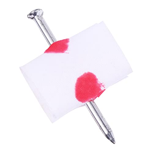 Toyvian 1satz Teiliges Lustige Finger-nägel Für Streiche Creepy Trick Nagel Durch Finger Für Halloween Und Gruselige Partys Täuschendes Spielzeug Für Schockierende von Toyvian