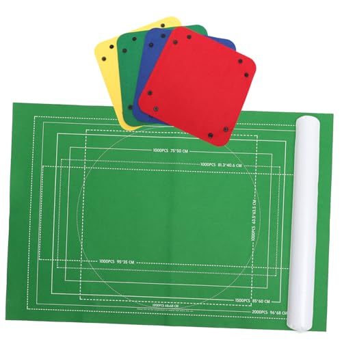 Toyvian Ergonomische Puzzle-aufbewahrung Filzmatte Puzzle-Rollen Für 2000-teilige Puzzles Aufblasbarer Schlauch Zufällige Farbe von Toyvian
