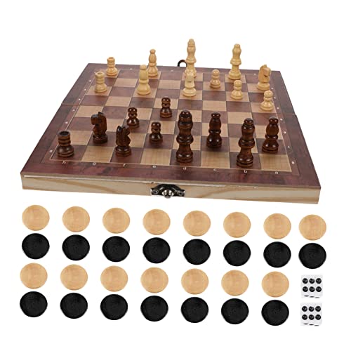 Toyvian 1 Satz 3 1 Internationales Schach 3 in 1 Schachspiel Pädagogisches Schachspiel Aus Holz Pädagogisches Schachspielzeug 3 in 1 Brettschach Intelligenz Schach Hölzern Brown Toyvian 1 Satz 3 1 Internationales Schach 3 in 1 Schachspiel Pädagogisches Schachspiel Aus Holz Pädagogisches Schachspielzeug 3 in 1 Brettschach Intelligenz Schach Hölzern Brown von Toyvian