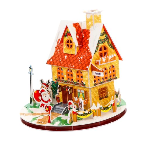 Toyvian 1 Satz 3D -Puzzlespielzeug für kinderspielzeug ausgefallene Weihnachten mitbringsel Kindergeburtstag Fun Weihnachtspuzzles Weihnachtsdorf-Puzzle Papier Toyvian 1 Satz 3D -Puzzlespielzeug für kinderspielzeug ausgefallene Weihnachten mitbringsel Kindergeburtstag Fun Weihnachtspuzzles Weihnachtsdorf-Puzzle Papier von Toyvian