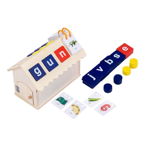 Toyvian 1 Satz Alphabet Lernspielzeug für Holzspielzeug mit Karten zum Buchstabieren und Lernen Montessori Materialien für Vorschulkinder Fördert Kognitive Fähigkeiten und Kreatives Toyvian 1 Satz Alphabet Lernspielzeug für Holzspielzeug mit Karten zum Buchstabieren und Lernen Montessori Materialien für Vorschulkinder Fördert Kognitive Fähigkeiten und Kreatives von Toyvian