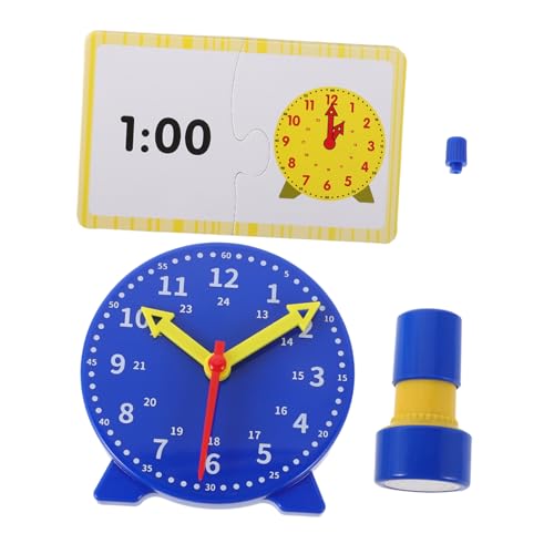 Toyvian 1 Satz Analoges Uhr Modell mit Stempel für Zeitunterricht Pädagogisches für Zuhause und Schule Zeitkarten und Stempel Toyvian 1 Satz Analoges Uhr Modell mit Stempel für Zeitunterricht Pädagogisches für Zuhause und Schule Zeitkarten und Stempel von Toyvian