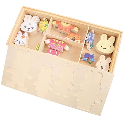 Toyvian 1 Satz Ankleide-Puzzle Puzzle- Für Tier Puzzles Tierpuzzlespiel Für Kinderpuzzle Tierrätsel Für Tierrätsel Zum Wechseln Der Kleidung Holz Toyvian 1 Satz Ankleide-Puzzle Puzzle- Für Tier Puzzles Tierpuzzlespiel Für Kinderpuzzle Tierrätsel Für Tierrätsel Zum Wechseln Der Kleidung Holz von Toyvian