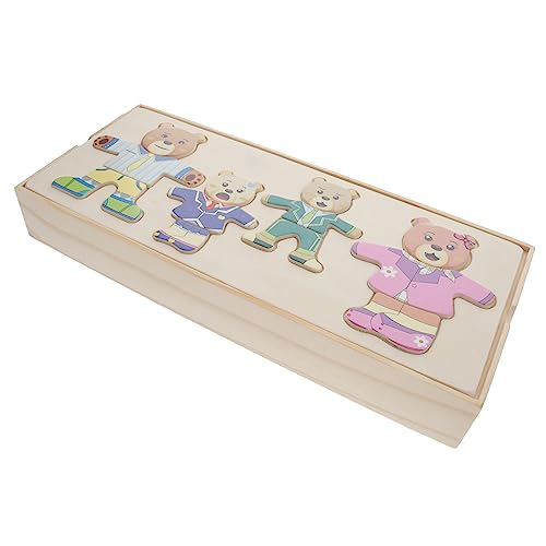 Toyvian 1 Satz Ankleide-Puzzle interaktives Puzzle Lustiges animanimals kindergeburtstags mitgebsel Holzpuzzle Holzrätsel pädagogische Puzzles Kinderpuzzle Toyvian 1 Satz Ankleide-Puzzle interaktives Puzzle Lustiges animanimals kindergeburtstags mitgebsel Holzpuzzle Holzrätsel pädagogische Puzzles Kinderpuzzle von Toyvian