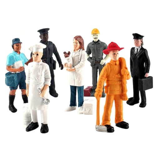 Toyvian 1 Satz Arbeiterfiguren Spielzeugspielset Handbemalte Mini-Menschen-Actionfiguren Realistischer Bauarbeiter Polizist Postbote Pilot Koch Feuerwehrmann Und Tierarzt Lernspielzeug Toyvian 1 Satz Arbeiterfiguren Spielzeugspielset Handbemalte Mini-Menschen-Actionfiguren Realistischer Bauarbeiter Polizist Postbote Pilot Koch Feuerwehrmann Und Tierarzt Lernspielzeug von Toyvian
