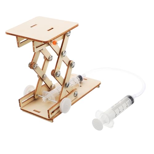 Toyvian 1 Satz Aufzüge experimentierkasten für experimentierkästen die + Chaps Wissenschaftliches Experimentierset für Montage DIY-Modell hölzern von Toyvian