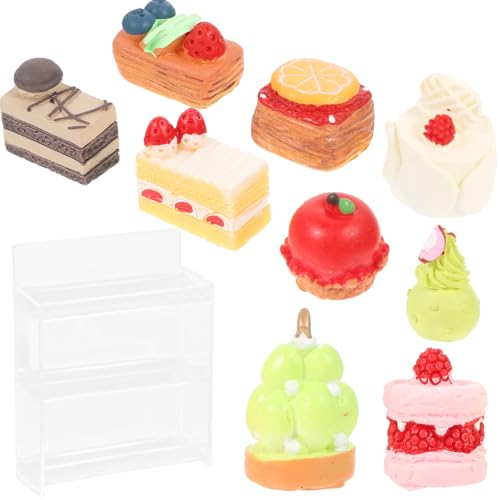 Toyvian 1 Satz Ausstellungsregal Bausatz Kuchen Cupcake-Ausstellungsständer Miniatur-Dessert-Display Minifiguren für kinderspielzeug Modell Vitrine Ausstellungsstand Abs Toyvian 1 Satz Ausstellungsregal Bausatz Kuchen Cupcake-Ausstellungsständer Miniatur-Dessert-Display Minifiguren für kinderspielzeug Modell Vitrine Ausstellungsstand Abs von Toyvian
