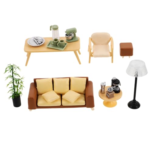 Toyvian 1 Satz Authentisches Sofa und Tischset für Realistische Wohnzimmer Dekoration und Kreative Fotografie Teiliges Zubehör für DIY Projekte Toyvian 1 Satz Authentisches Sofa und Tischset für Realistische Wohnzimmer Dekoration und Kreative Fotografie Teiliges Zubehör für DIY Projekte von Toyvian