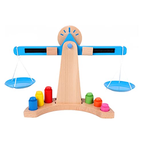 Toyvian 1 Satz Balance für kinderspielzeug Toys kindergardinen maßstabsgetreues pädagogisches Waage- hölzern Blue Toyvian 1 Satz Balance für kinderspielzeug Toys kindergardinen maßstabsgetreues pädagogisches Waage- hölzern Blue von Toyvian