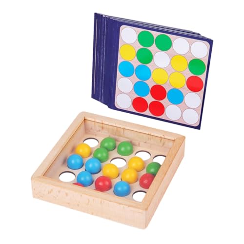 Toyvian Spiel Für Kinder – 1 Set Aus Holz Kinderaktivitäten Babyspielzeug Entwicklung Der Hand-Auge-koordination von Toyvian