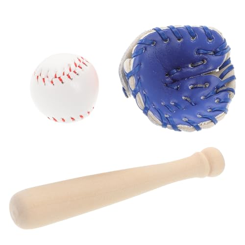 Toyvian 1 Satz Baseball-Softball-Set Baseball handschuh Baseball Puppenhaus-Baseball-Set Baseball-Mini-Dekorationen kleines Hauszubehör Miniaturen zum Basteln PU-Leder Toyvian 1 Satz Baseball-Softball-Set Baseball handschuh Baseball Puppenhaus-Baseball-Set Baseball-Mini-Dekorationen kleines Hauszubehör Miniaturen zum Basteln PU-Leder von Toyvian