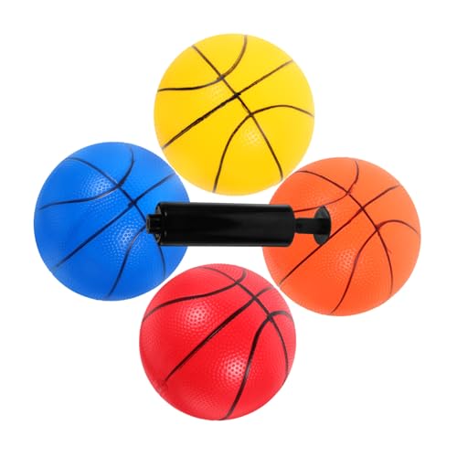 Toyvian 1 Satz Basketball Spielset Teiliges mit Luftpumpe Leichter Sprungball für Indoor und Outdoor Aktivitäten Strand Pool und Garten Toyvian 1 Satz Basketball Spielset Teiliges mit Luftpumpe Leichter Sprungball für Indoor und Outdoor Aktivitäten Strand Pool und Garten von Toyvian