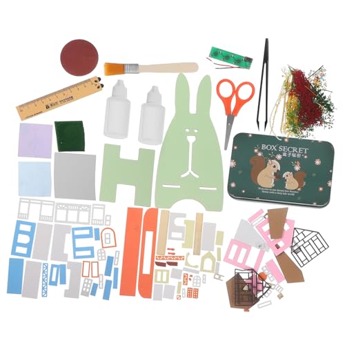 Toyvian 1satz Miniatur Puppenhaus Bausatz Modell Mit Möbeln Und Zubehör Handgefertigtes Spielzeug Für Kreative Bastelbox Für Kleine Räume Für Jedes Alter Toyvian 1satz Miniatur Puppenhaus Bausatz Modell Mit Möbeln Und Zubehör Handgefertigtes Spielzeug Für Kreative Bastelbox Für Kleine Räume Für Jedes Alter von Toyvian